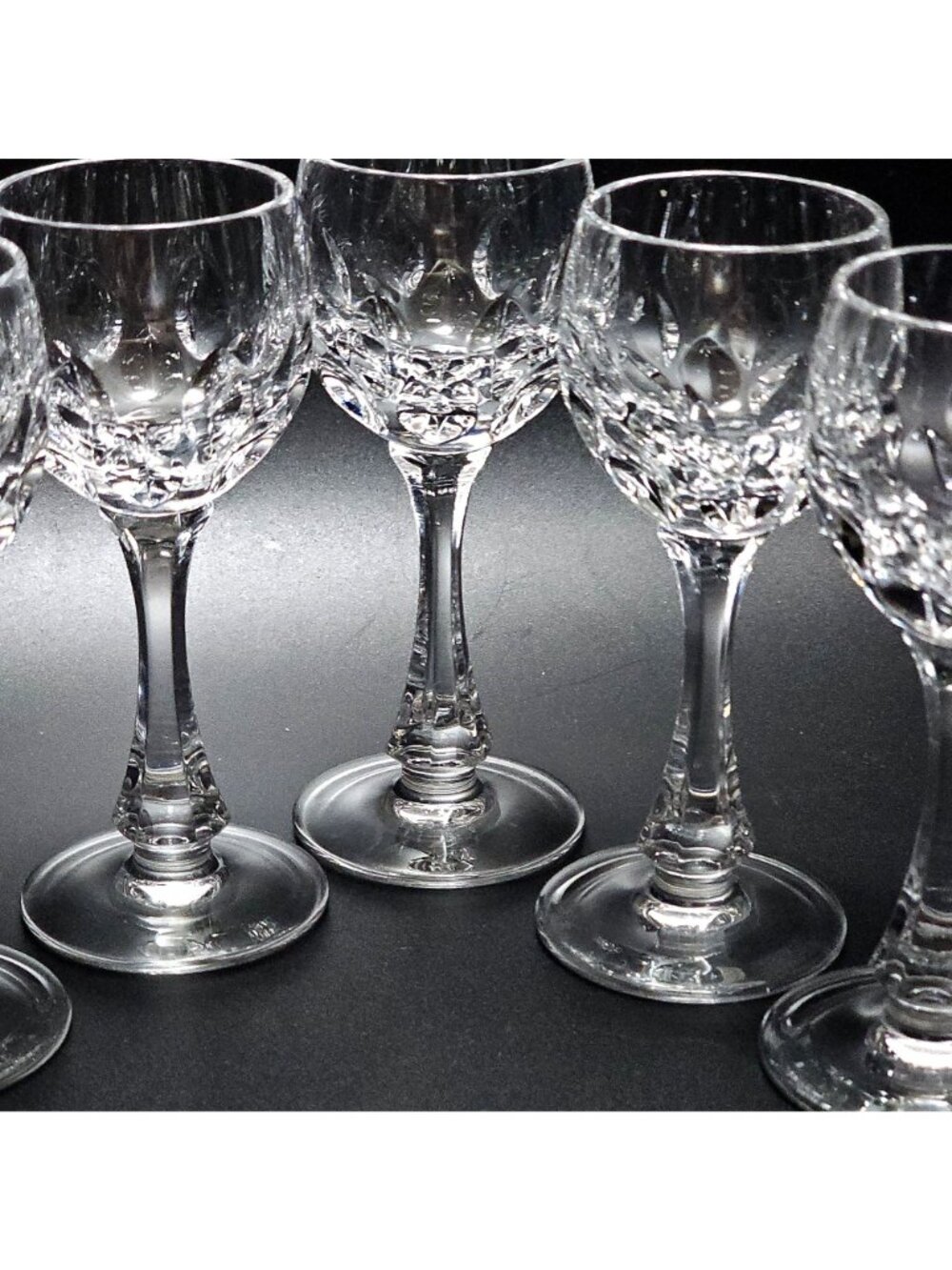 5 Nachtmann Crystal Cordial Glasses 4.5" cut glass fine crystal - Picture 7 of 7